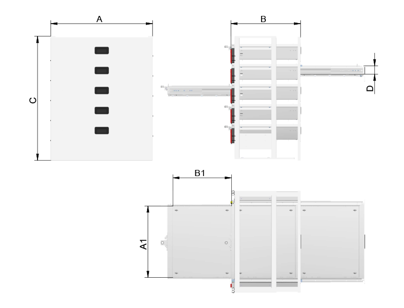 drawer-storage - CAD-Zeichnung drawer-storage - CAD-Zeichnung