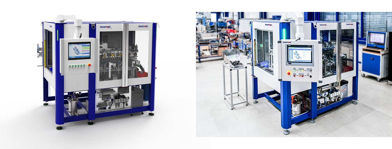 Montageautomation – Montage- und Prüfanlage für Schnellkupplungen