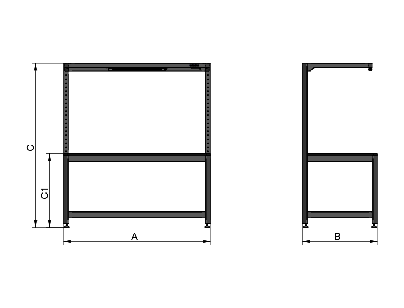 manual_workstation - 1 x 1.8 | CAD-Zeichnung manual_workstation - 1 x 1.8 | CAD-Zeichnung